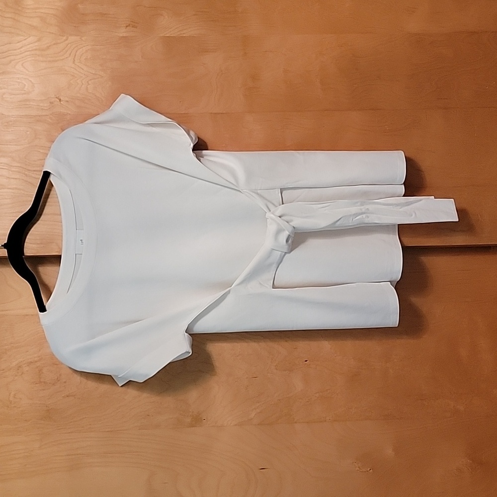 J.JILL PONTE CONVERTIBLE-TIE TOP CREAM